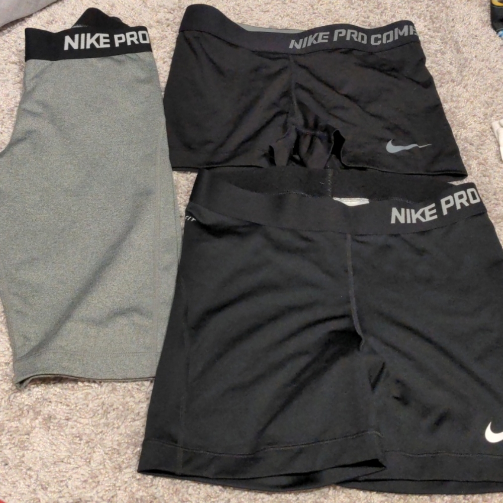 Nike pro running shorts